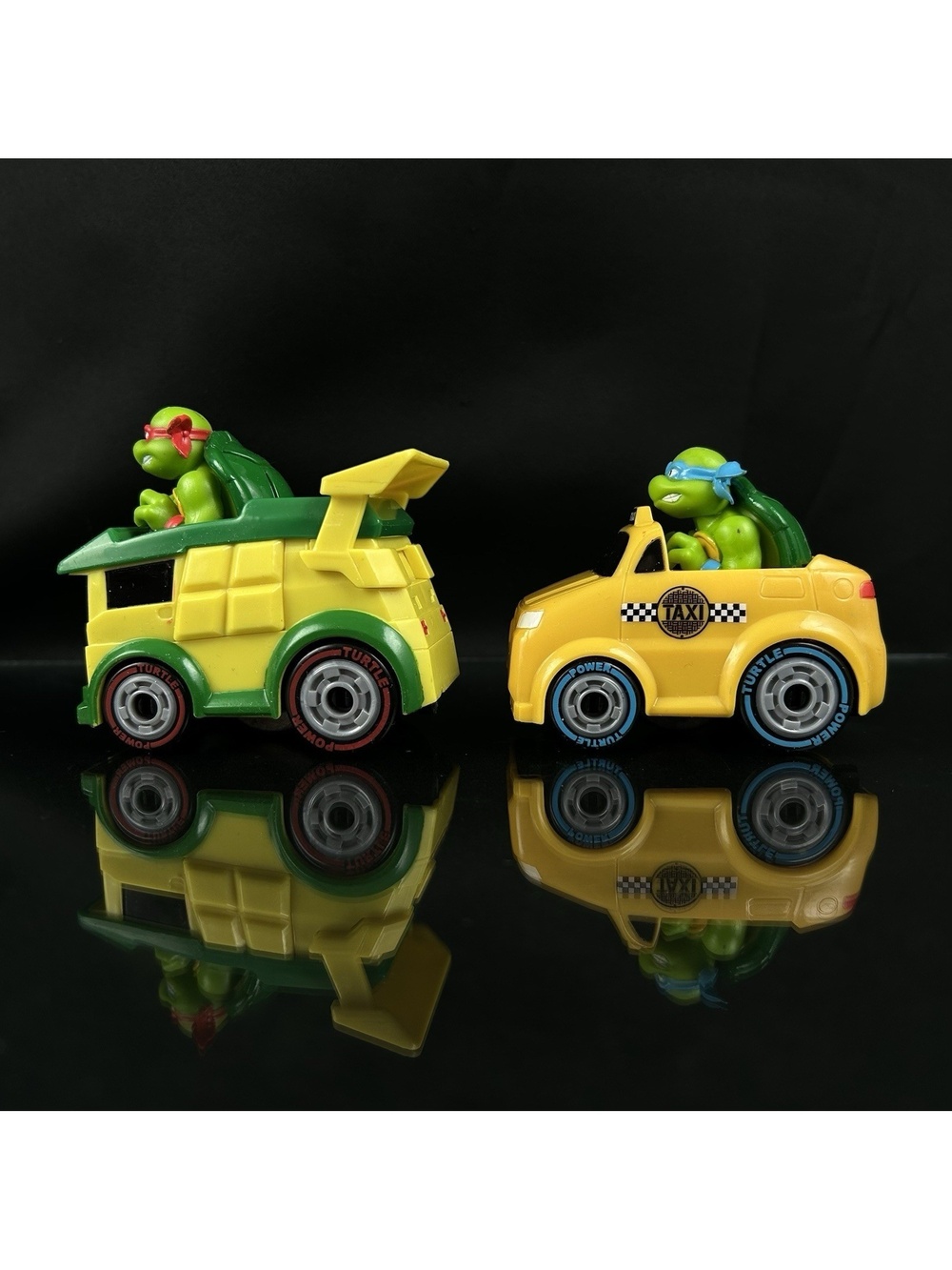 TMNT Rad Rip Racers Michelangelo Donatello Raphael Leonardo with 2 Rip Cords - Picture 9 of 15